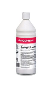 Prochem UK - Solvall spotter - A high performance volatile dry solvent for general spot cleaning of oil, grease, adhesives, tar, gum, oil-based paints etc