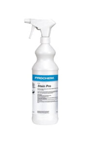 Prochem UK - Stain Pro - Heavy duty water and solvent based alkaline protein spotter for blood, vomit, wine, ink, fresh tea and coffee and most food based stains