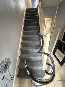Stairs Carpet Clean - Before (Medium)